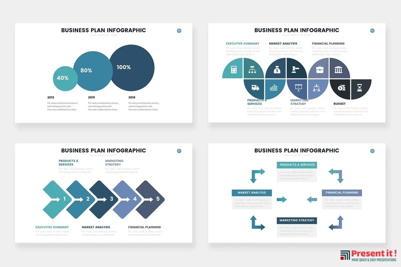 Business Plan Infographics Template gallery