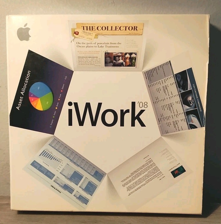 Apple iWork 08 For Mac, Excellent Condition, See Photos