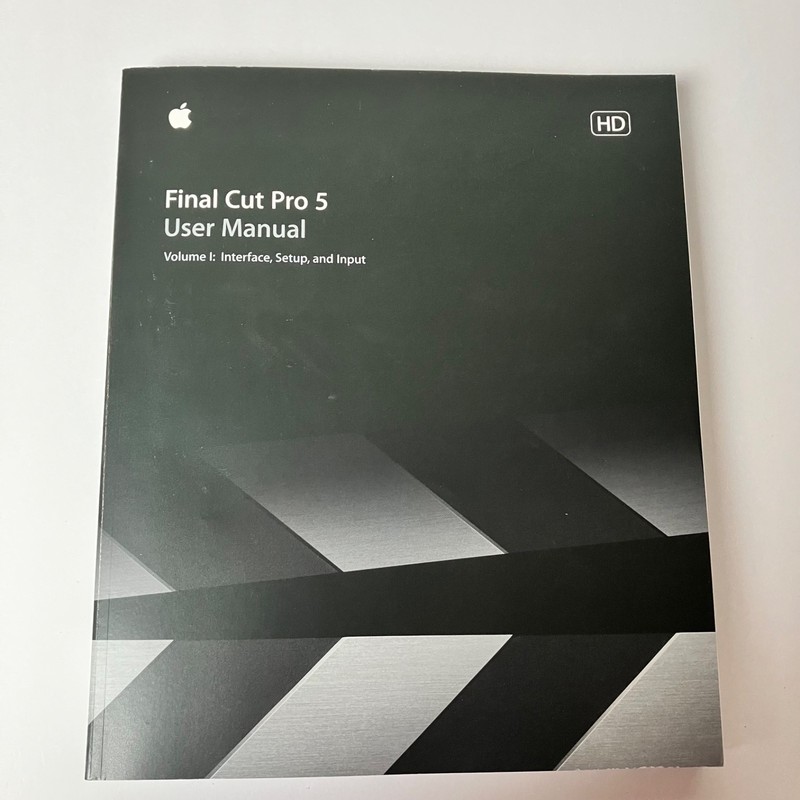 APPLE FINAL CUT PRO 5 SOFTWARE MANUALS WITH SOFTWARE gallery