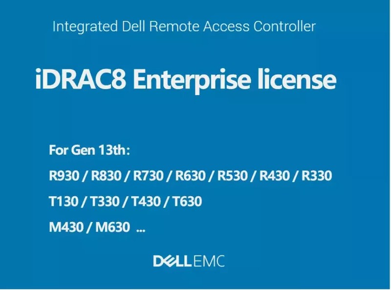 IDRAC7/8/9 Enterprise License Permanent idrac for PowerEdge 12th 13th 14th 15th gallery