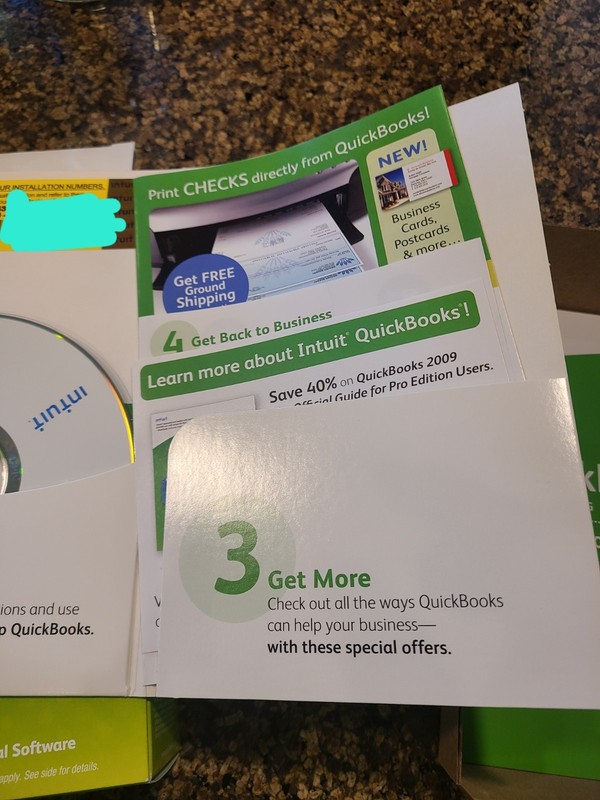 Intuit Quickbooks Accounting Desktop Pro 2009 for PC Windows XP/Vista w License gallery