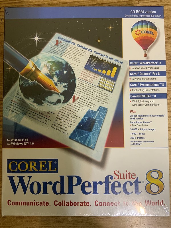 COREL WordPerfect Suite 8