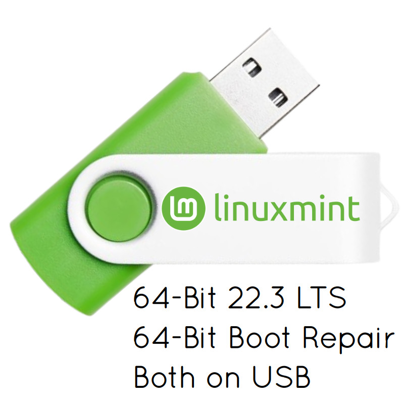 Linux Mint 22.3 LTS 64 Bit Bootable USB Flash Drive And Install Guide