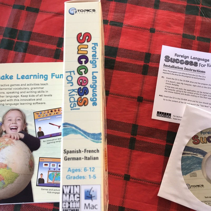 Foreign Language Success Kids 6-12 CD ROM 2008Win/Mac Spanish French German Ital gallery