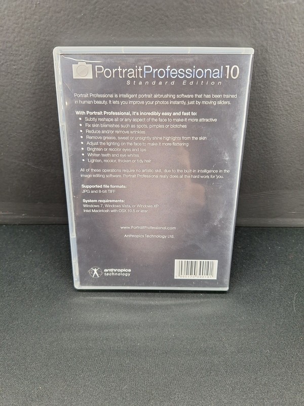 Portrait Professional 10 Standard Edition Anthropics Technology Software CD gallery