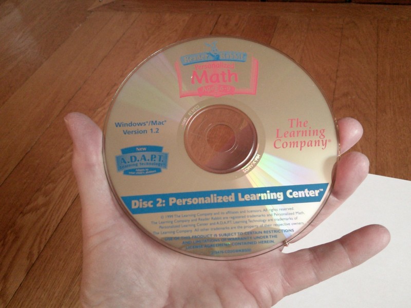 Reader Rabbit Personalized Math Ages 6-9 The Learning Company 2 discs gallery