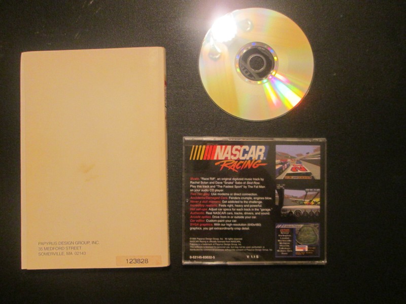 NASCAR Racing CD-ROM by Papyrus 1994 PC gallery