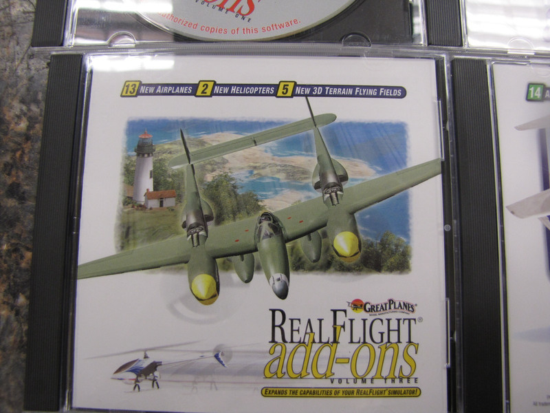 Lot (9) Great Planes RealFlight R/C Simulator & Add-Ons Software CD -HW1 gallery