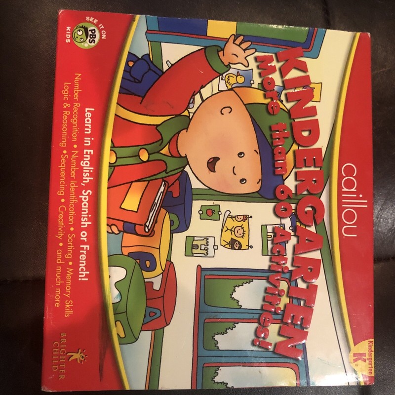 Cosmi 022787745172 Caillou Kindergarten - PC - CD-ROM -