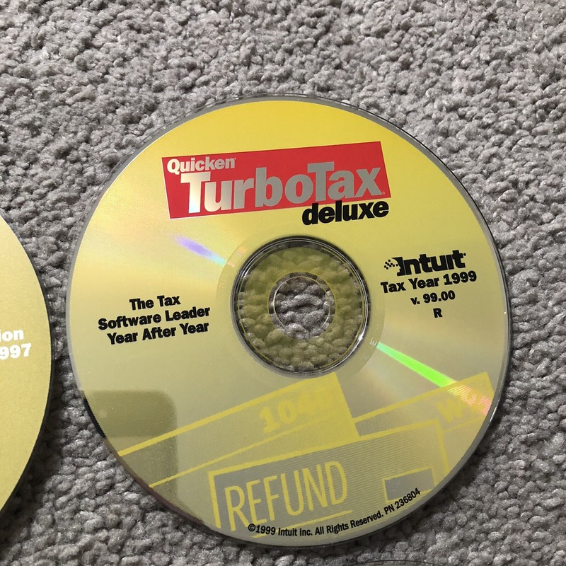 Lot Of TurboTax Software Discs 94-97 99 02 06 07 2010-2014 Windows NO CODE gallery