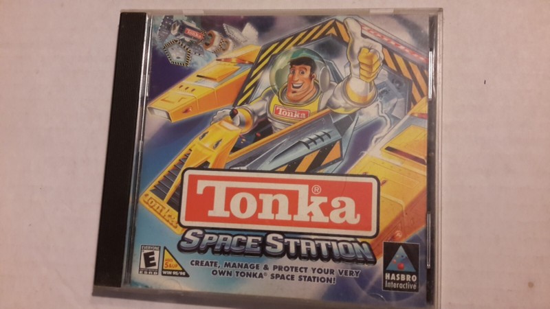 Tonka Space Station PC CD outer space meteoroid problem solving kids build game!