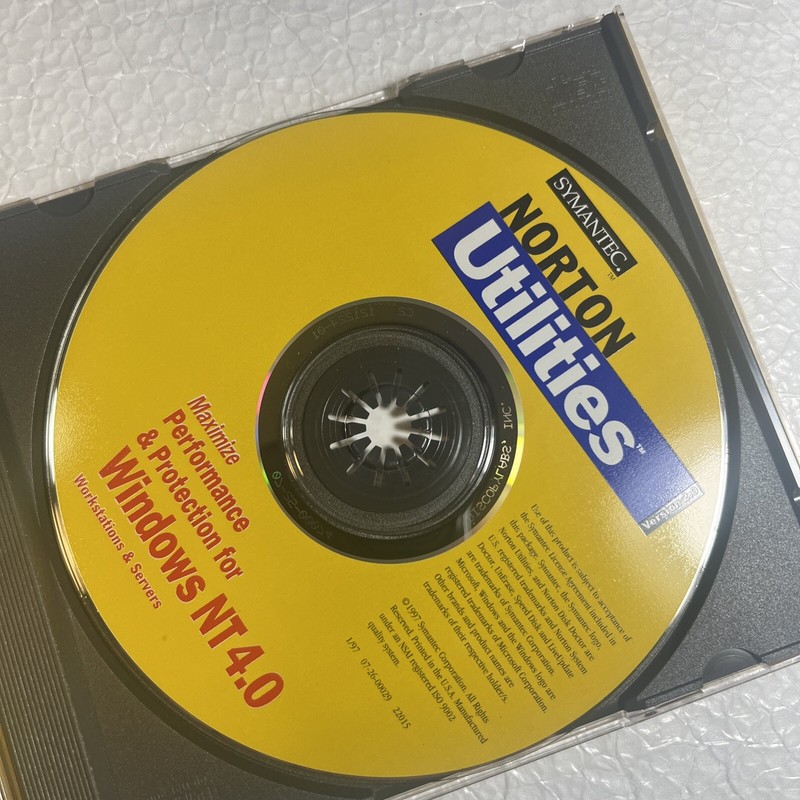 SYMANTEC NORTON UTILITIES Version 2.0 Cd Only gallery