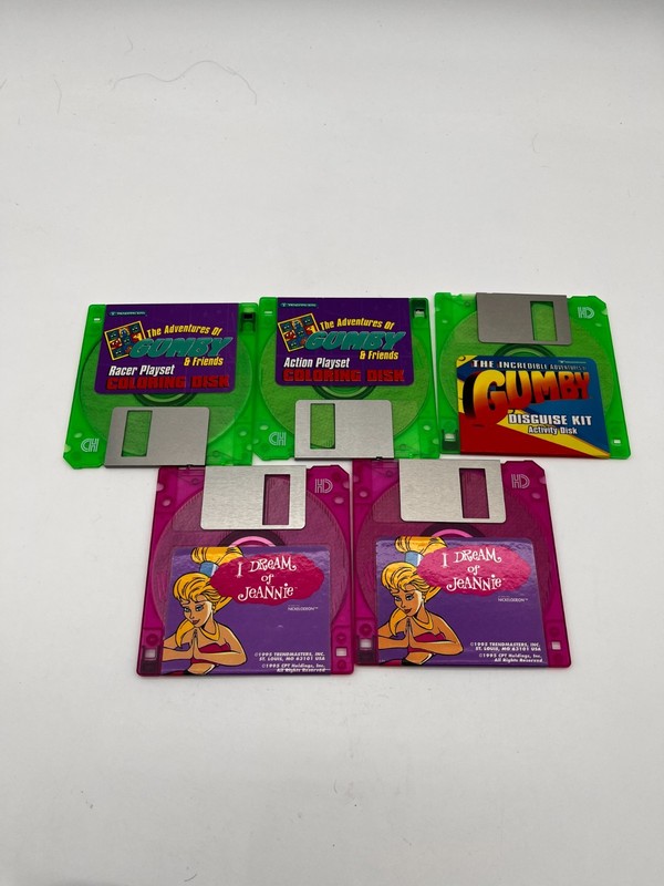 Vintage Children Games and Activities on 3.5″ Floppy Disks