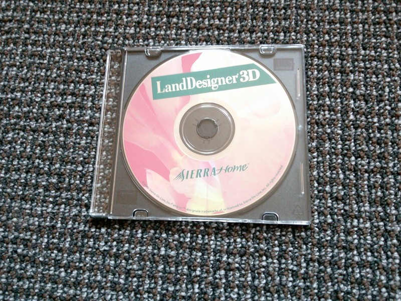 Land Designer 3D Sierra Home – Vintage 1998 Windows PC Software – New &UNUSED