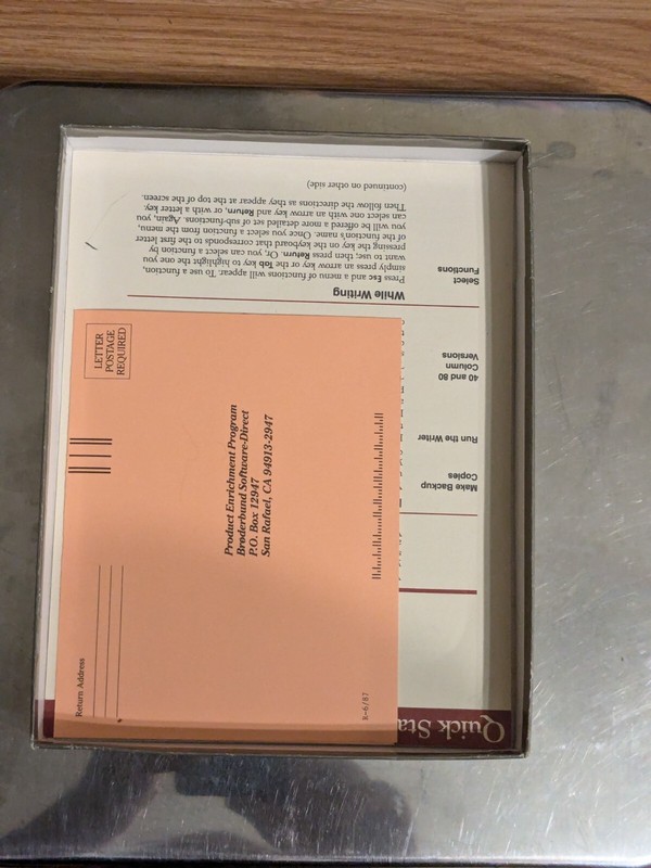 Bank Street Writer II for Apple IIe/IIc/IIgs 128k or better complete in Box gallery