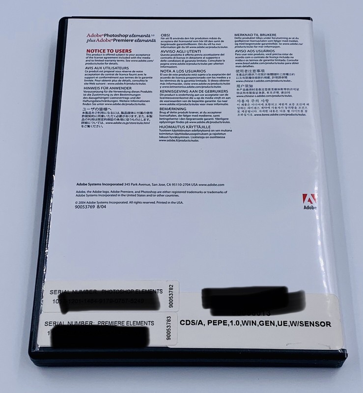 Adobe Photoshop Elements 3.0 AND Adobe Premiere Elements, for XP Same Box, LOOK gallery