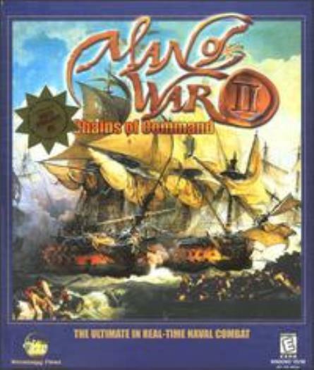 Man Of War II 2 Chains of Command PC CD ocean boat ship high seas combat game!