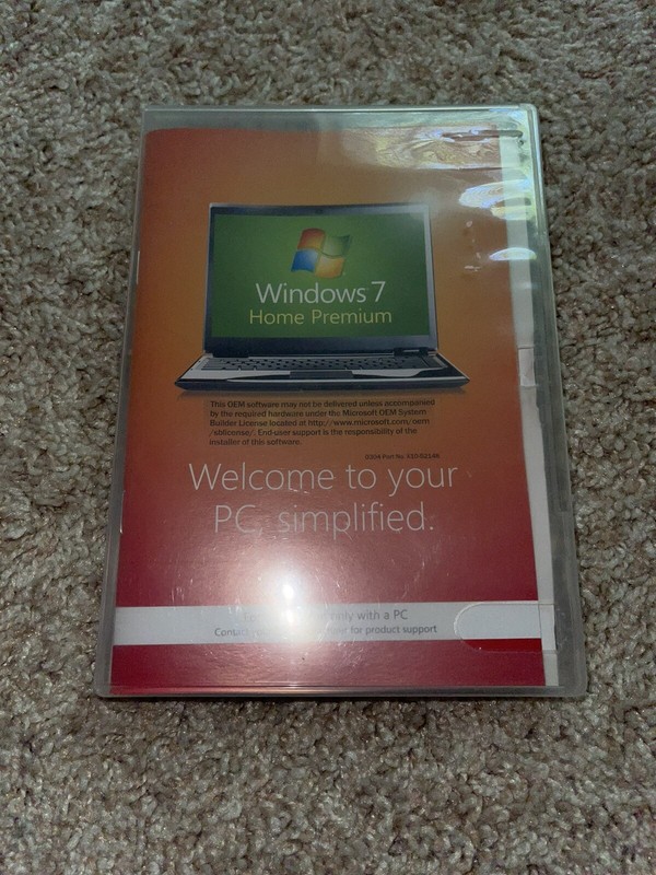 Microsoft Windows 7 Home Premium 64-Bit Software (GFC02050)