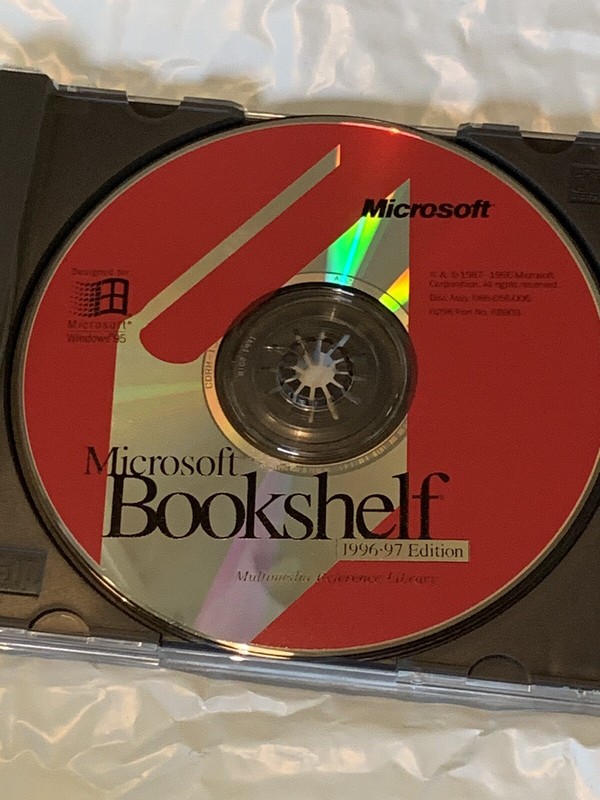 Microsoft Bookshelf ‘96-‘97 Edition PC CD-ROM Excellent Condition gallery