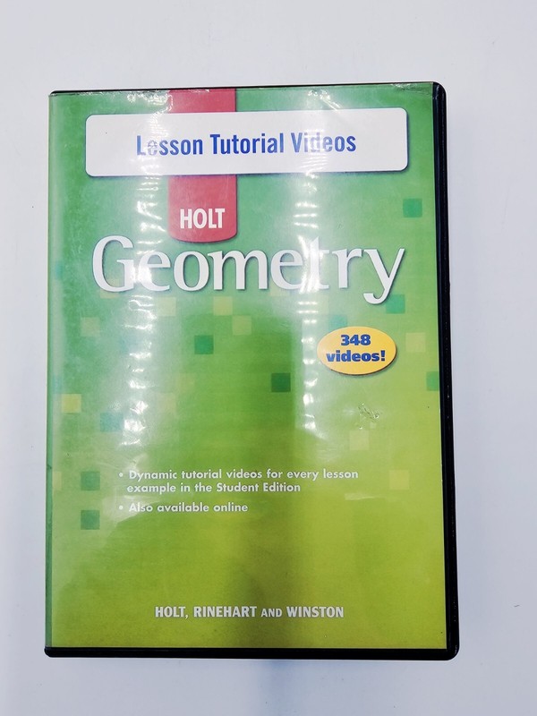 Holt Rinehart Geometry Lesson Tutorial Videos – 348 Videos