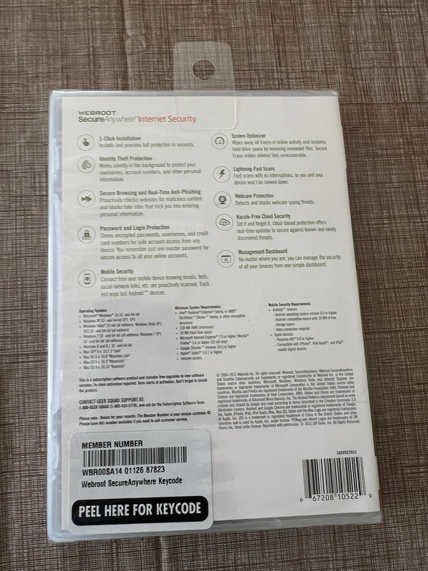 Webroot Internet Security Software NIP gallery