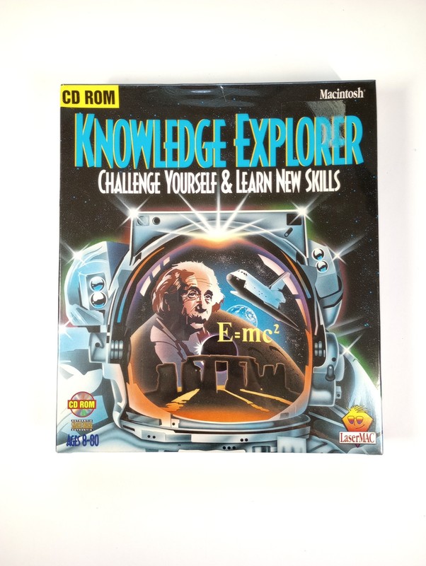 *SEALED* NOS Macintosh “Knowledge Explorer” 1995 Apple Mac Games – Big Box