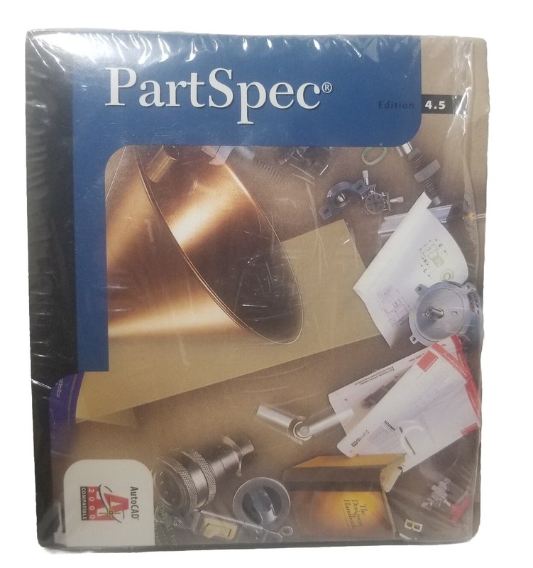 PartSpec Edition 4.5 PC Software New Millions Real-world Products Drawn To Scale