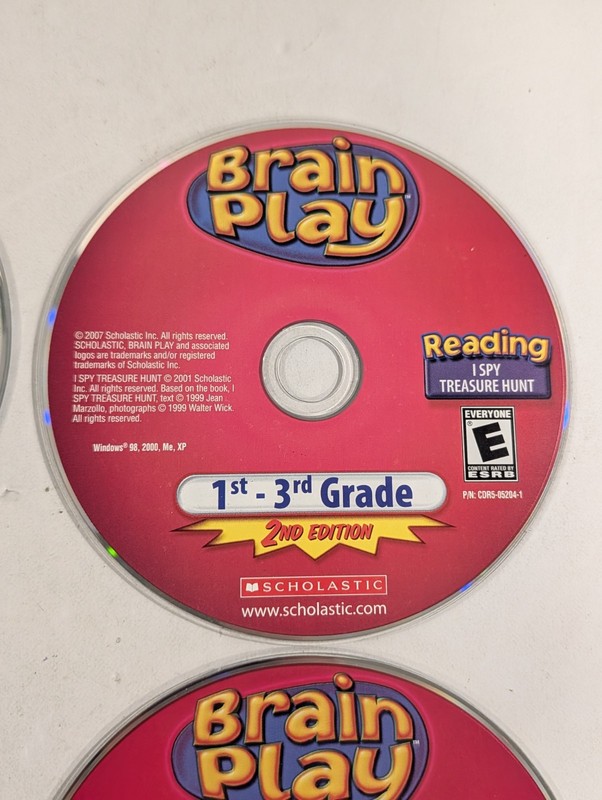 4 Loose 2nd Grade Learning PC CD-ROMs | Brain Play Jump Start Reading Math gallery