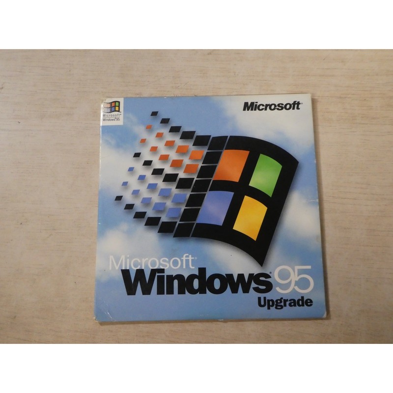 Microsoft Windows 95 Upgrade CD-ROM Vintage Operating System Software w/ Sleeve