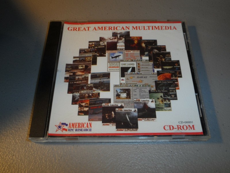 Great American Multimedia CD-Rom American MPC Research Lot 126