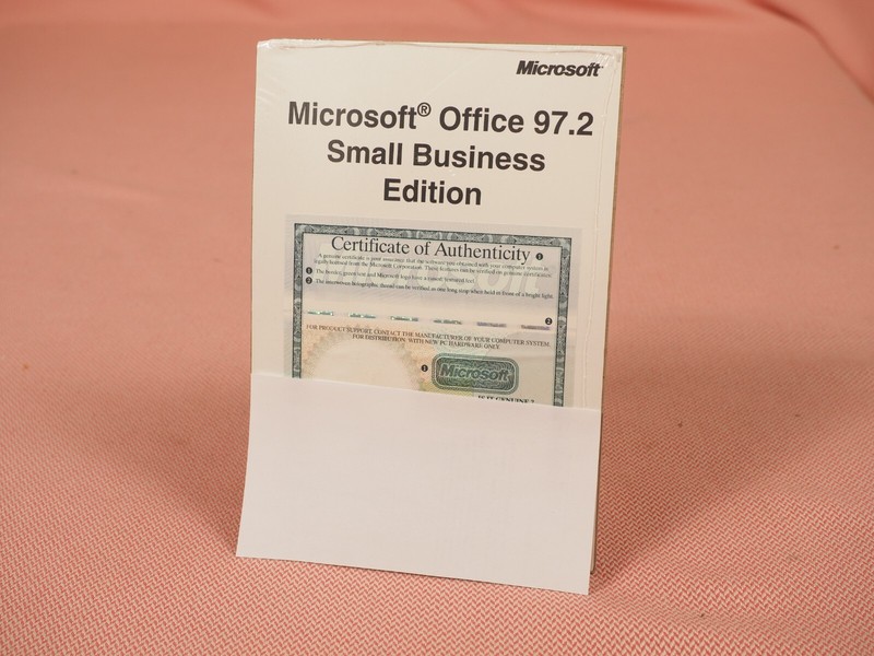 Dell Microsoft Office 97 97.2 Small Business Edition Product ID X03-66541 1997