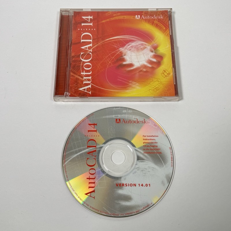 Autodesk AutoCAD Release 14 v14.01 PC CD-ROM 1998 Windows 95 NT4 NT 3.51