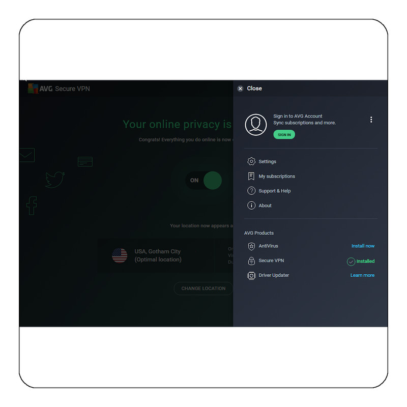 AVG Secure VPN 2026 - 10 Device - 1 Year [Download] gallery