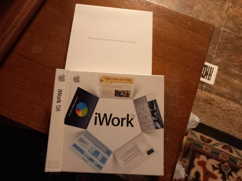 Apple iWork ’08 — Includes Keynote, Pages, Numbers – Retail-Boxed — FREE Ship
