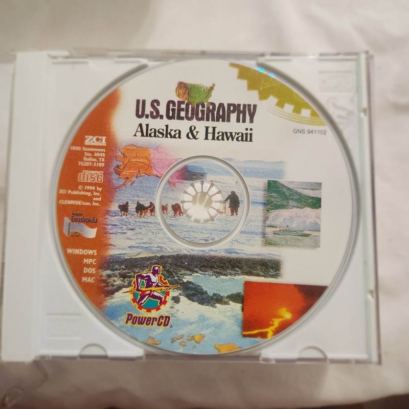 ZCI Publishing PowerCD U.S. Geography Educational CD Set Windows/Mac/DOS/MPC gallery