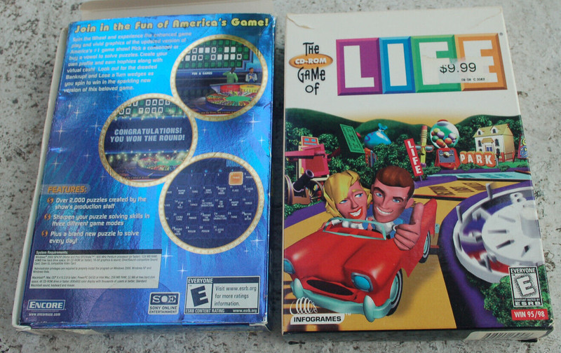 Wheel of Fortune Deluxe (Windows / Mac ) & The Game of Life Windows 95 / 98 gallery