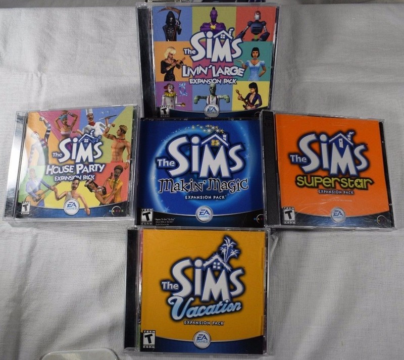 The Sims Expansion Pack Bundle 5 Packs E-2