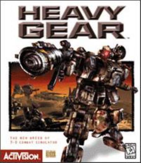 Heavy Gear 1 PC CD command giant rolling robot mech warrior action battle game!