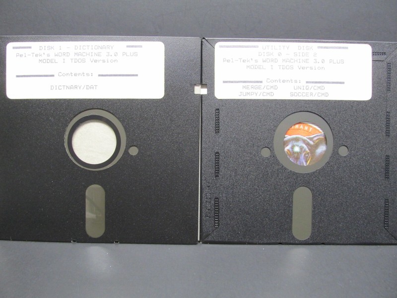 Pel-Tek’s Word Machine 3.0 Plus, Utility Disk & Dictionary, 5.25 Floppy Disk