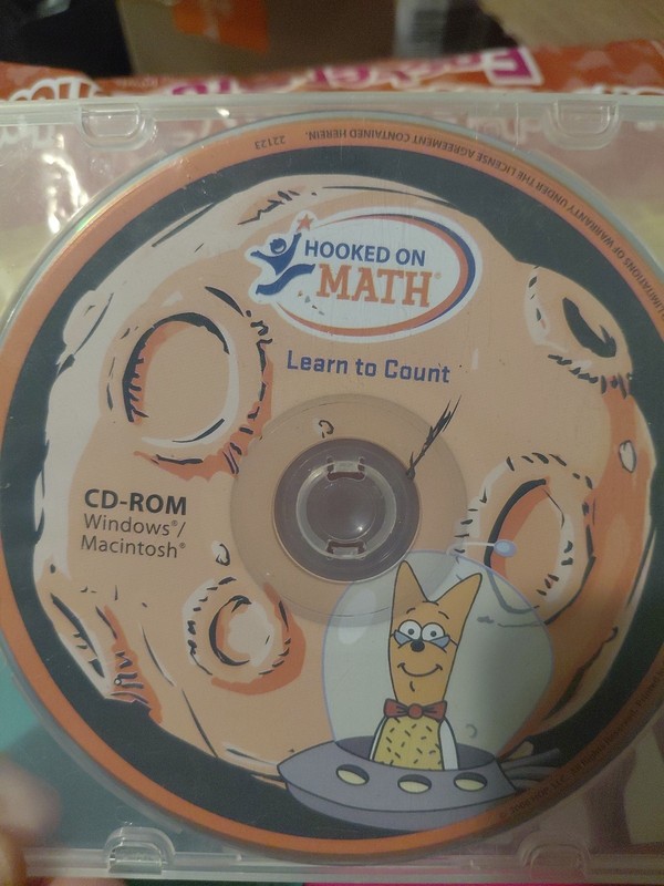 Hooked on Phonics Math CD Rom learn to count