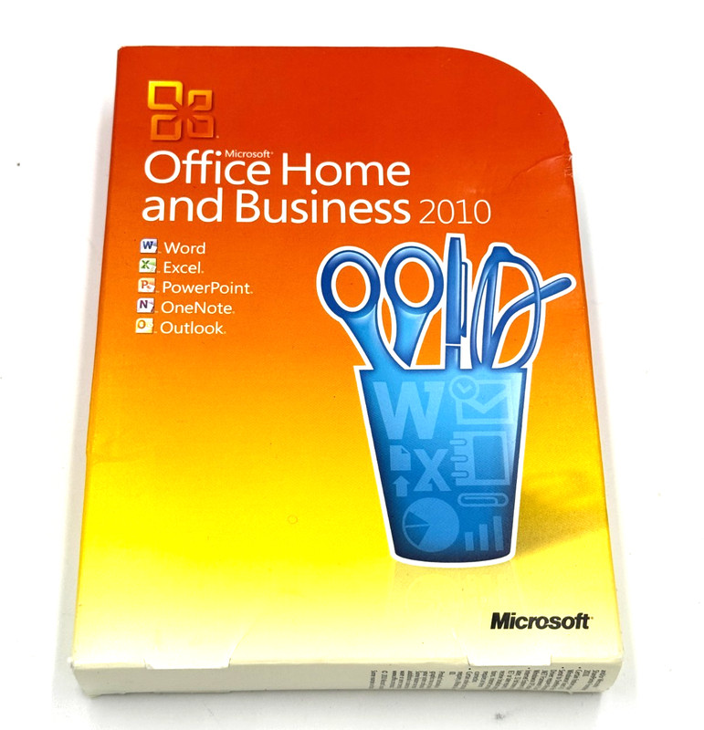 Microsoft Office Home and Business 2010 Software Disc DVD & Product Key