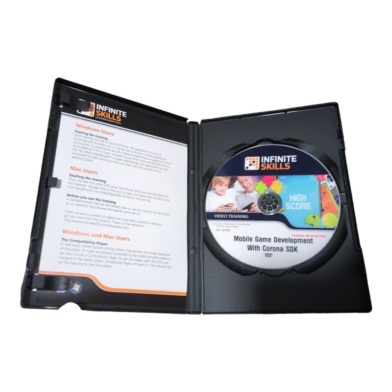 Mobile Game Development With Corona SDK DVD ROM Infinite Skills - J.A. Whye gallery