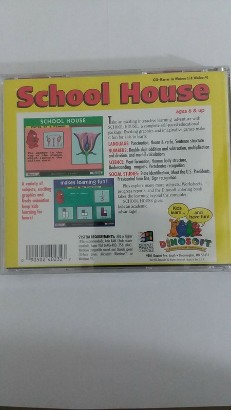 School House - 30 Educational Programs ages 6 & up! PC CD-ROM Dinosoft gallery