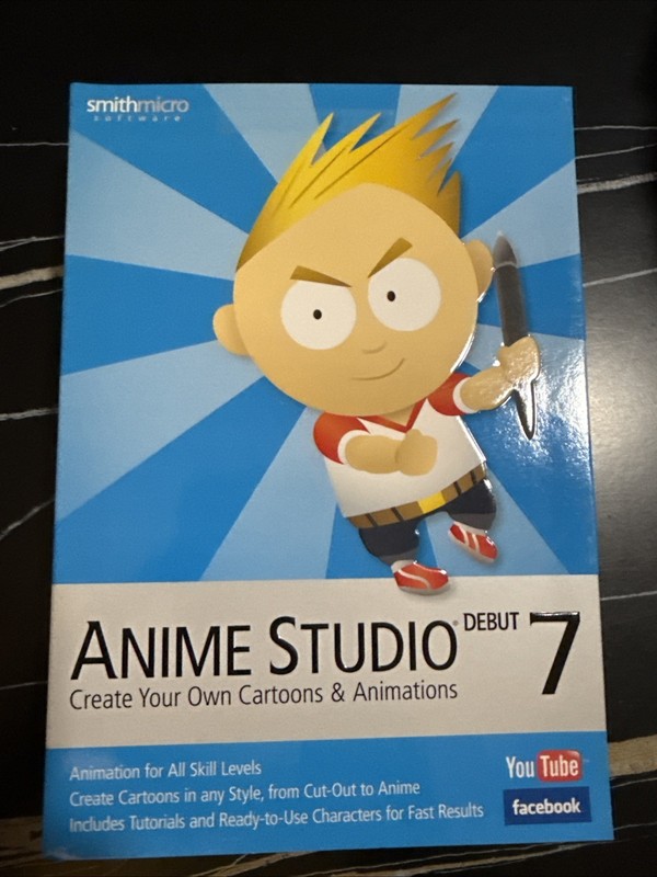 Anime Studio Debut 7 Create Cartoons & Animation NEW Sealed