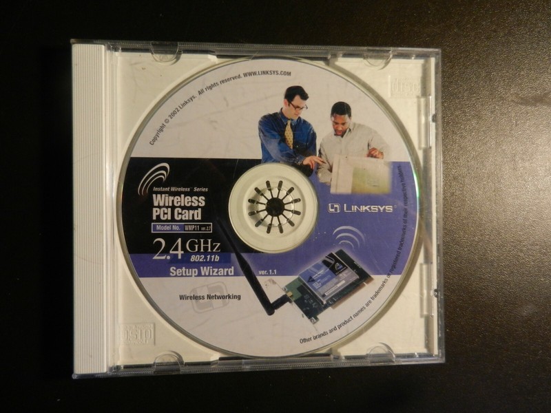 *WIRELESS PCI CARD SETUP WIZARD 2.4 GHZ* (2002, used CD-ROM)