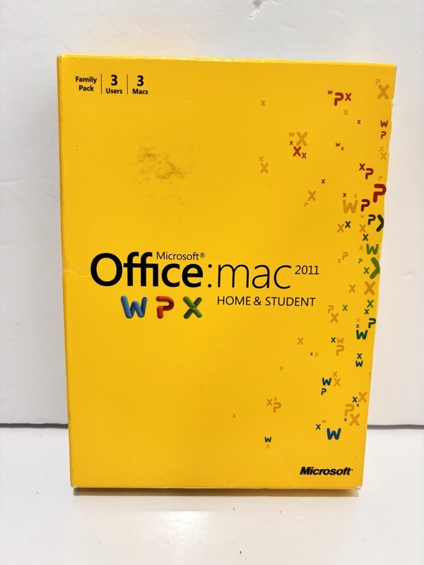Microsoft Office for Mac Home and Student 2011