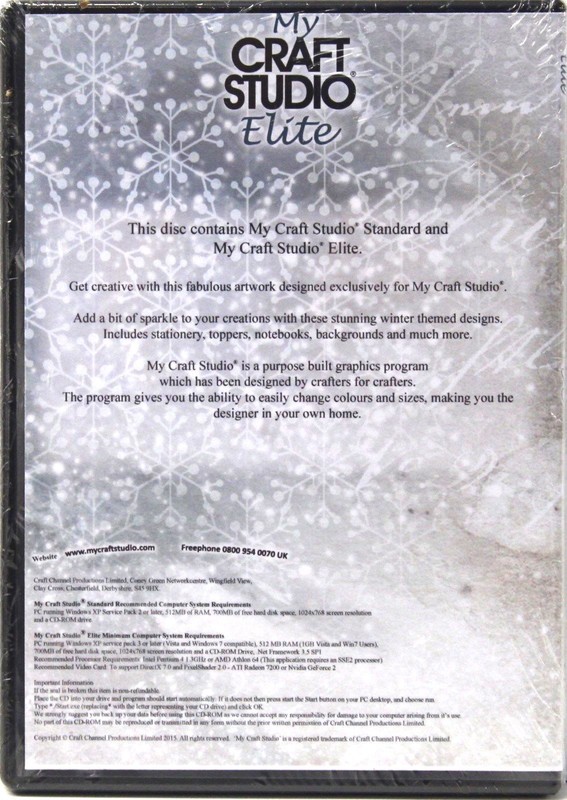 Winter Glamour My CRAFT STUDIO Elite PC CD-ROM - Stationery,Toppers,Note gallery