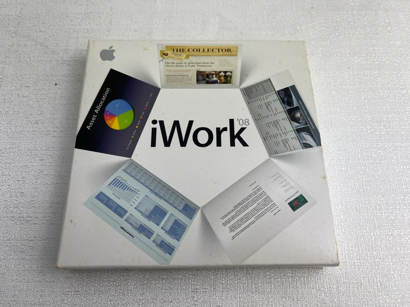 iWork 08 Mac Apple Keynote Pages Numbers Software Package MA790Z/A
