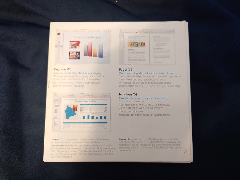 Apple iWork 08 Retail Version. 5 User Family Pack: Pages, Numbers, Keynote gallery