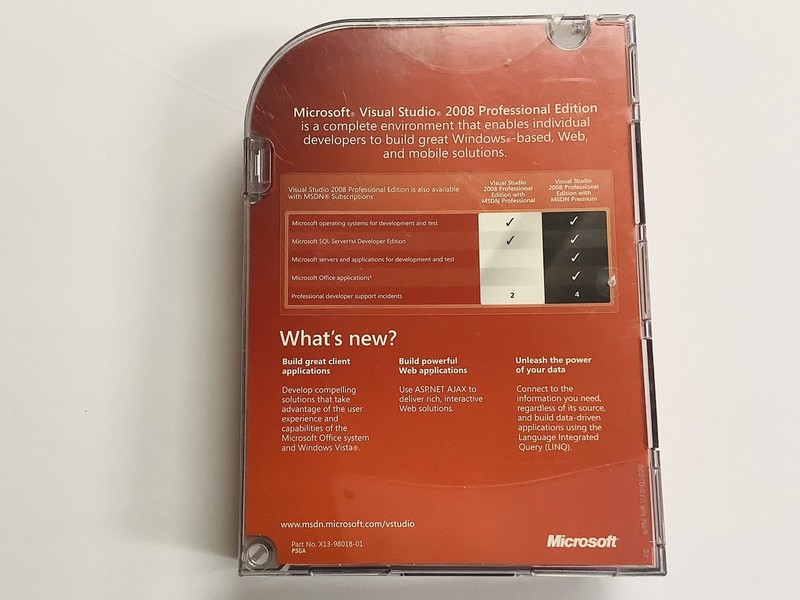"BRAND NEW" Microsoft Visual Studio 2008 Professional Edition & Academic Version gallery